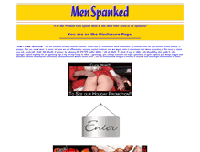 Tablet Screenshot of menspanked.com